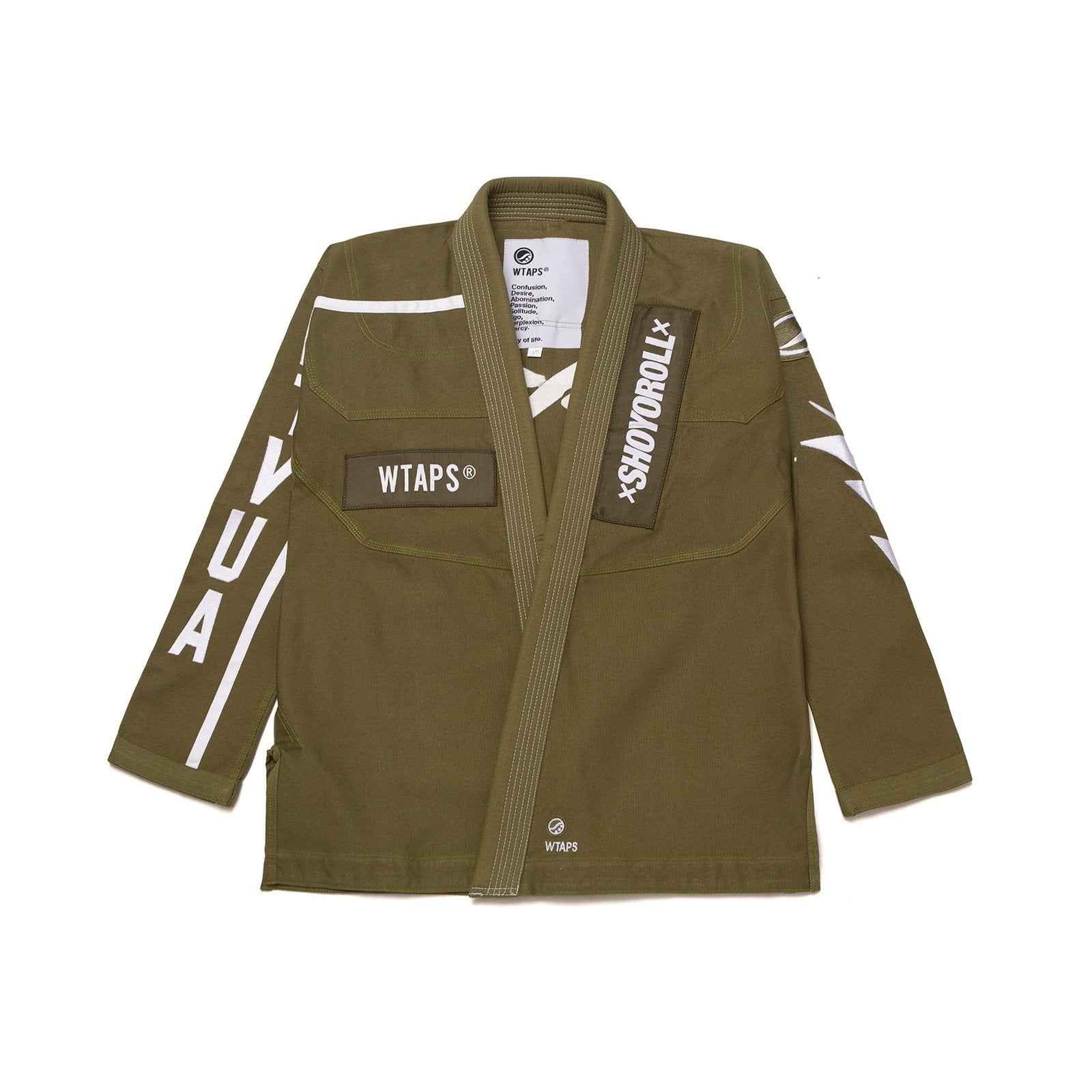 Shoyoroll Batch 113 WTAPS Olive BJJ Gi | Premium Limited Edition Kimono