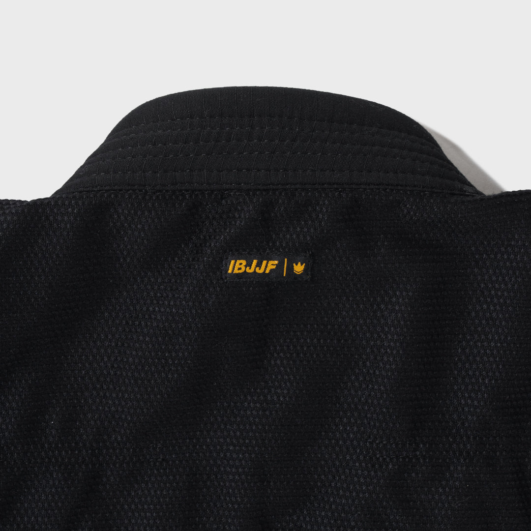 KINGZ x IBJJF Official Jiu-Jitsu Gi – Black - Image 5