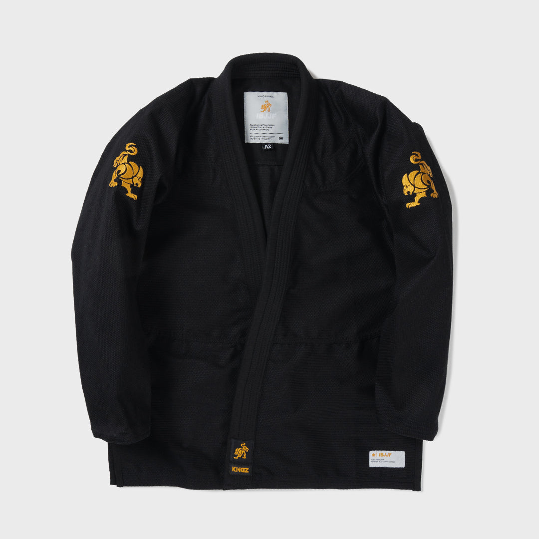 KINGZ x IBJJF Official Jiu-Jitsu Gi – Black - Image 2