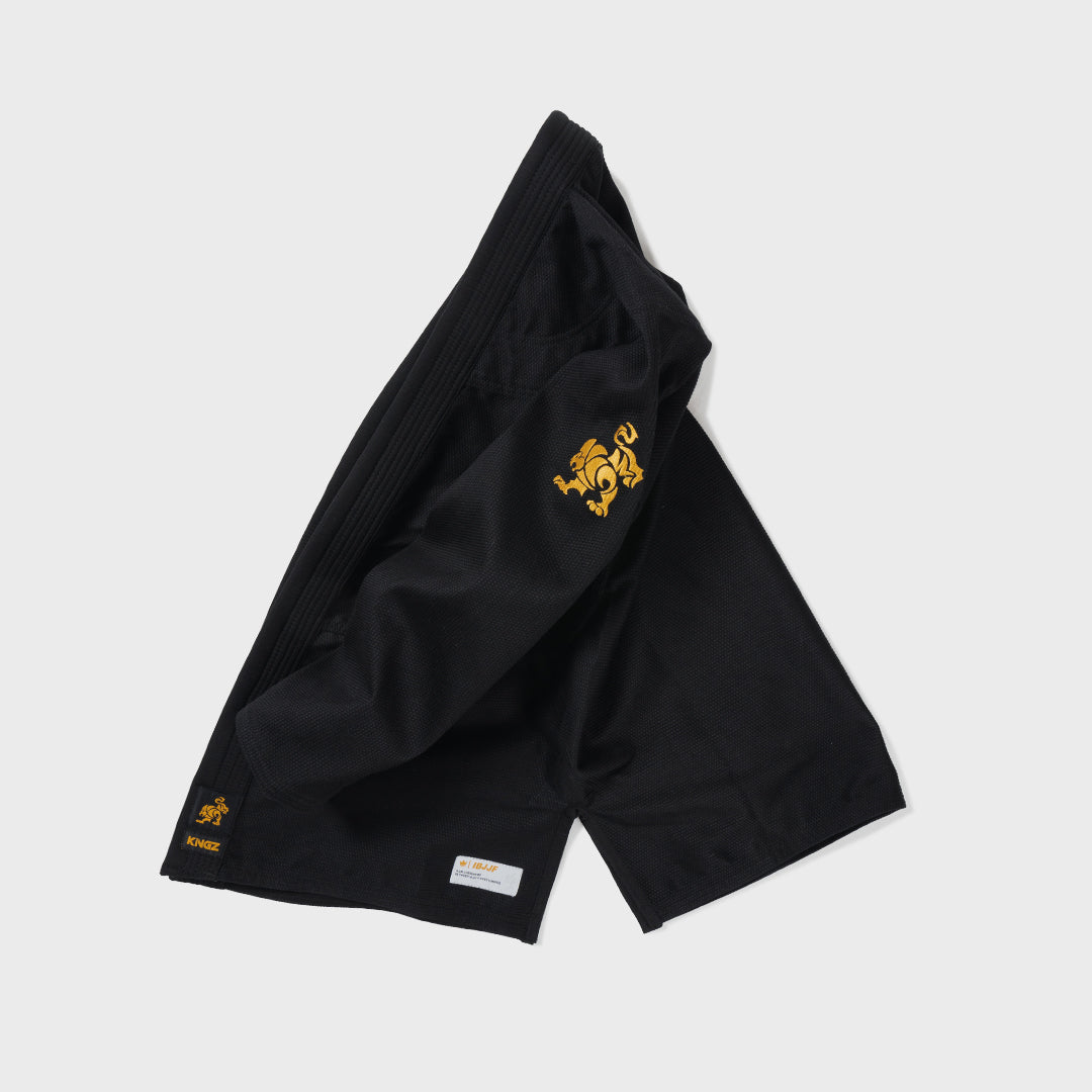 KINGZ x IBJJF Official Jiu-Jitsu Gi – Black - Image 4