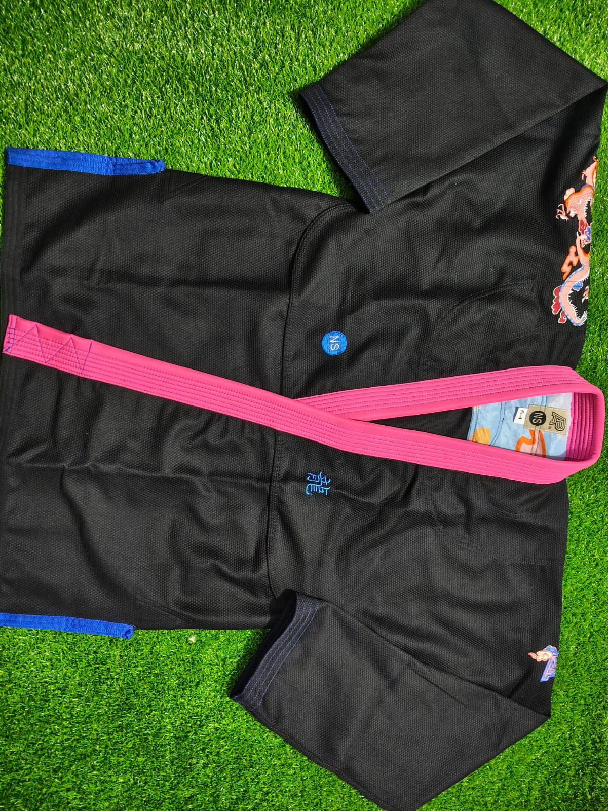Shoyoroll x Albino & Preto Year of Dragon BJJ Gi Kimono Black Edition with Bag - Image 2