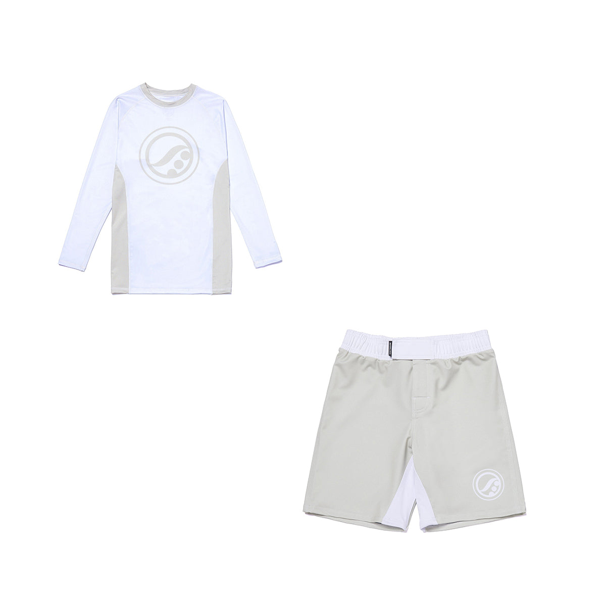 Shoyoroll Batch #122 Monochrome Rash Guard and Shorts | Premium BJJ No-Gi Set