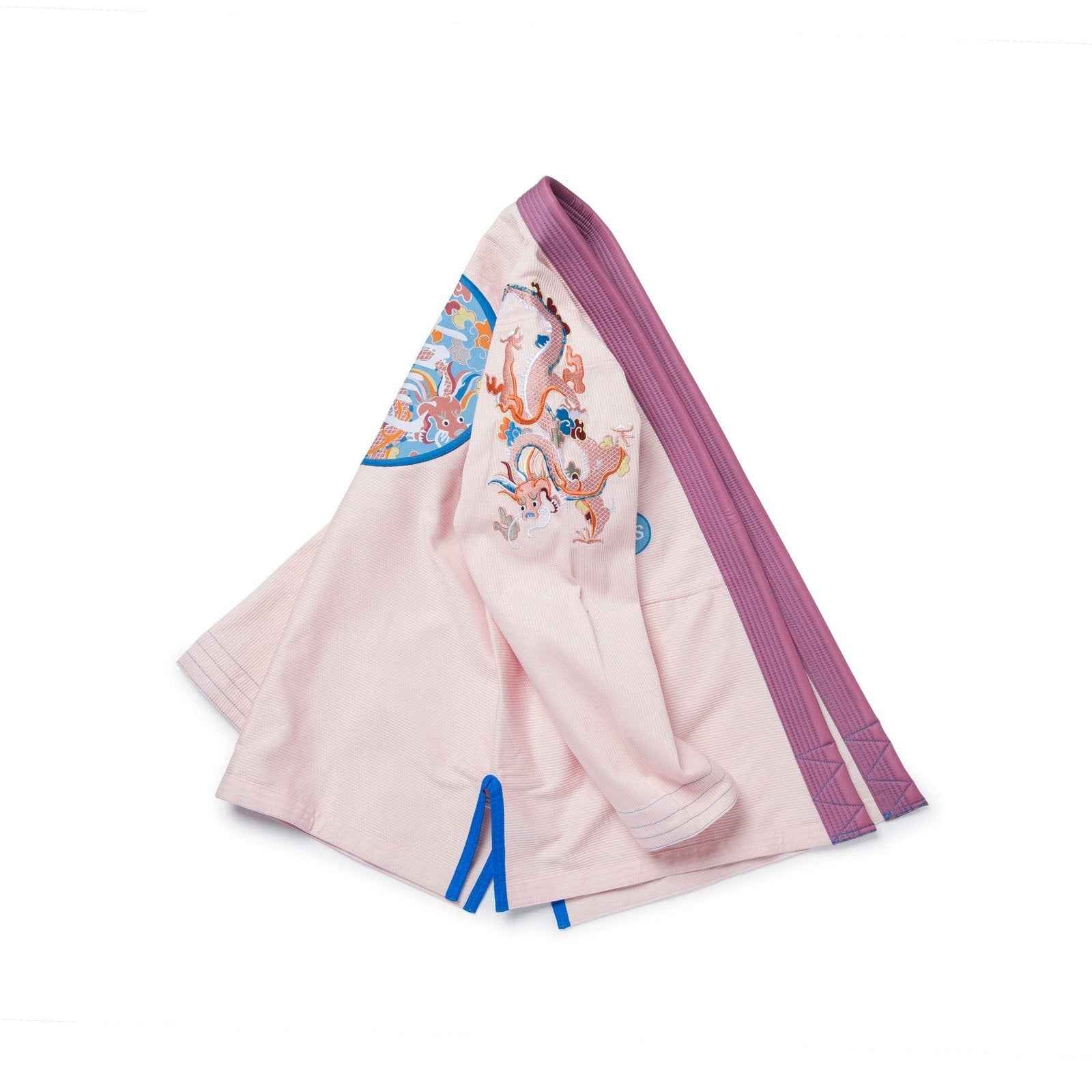Shoyoroll x Albino & Preto Year of Dragon BJJ Gi Kimono Peach Edition with Bag - Image 4
