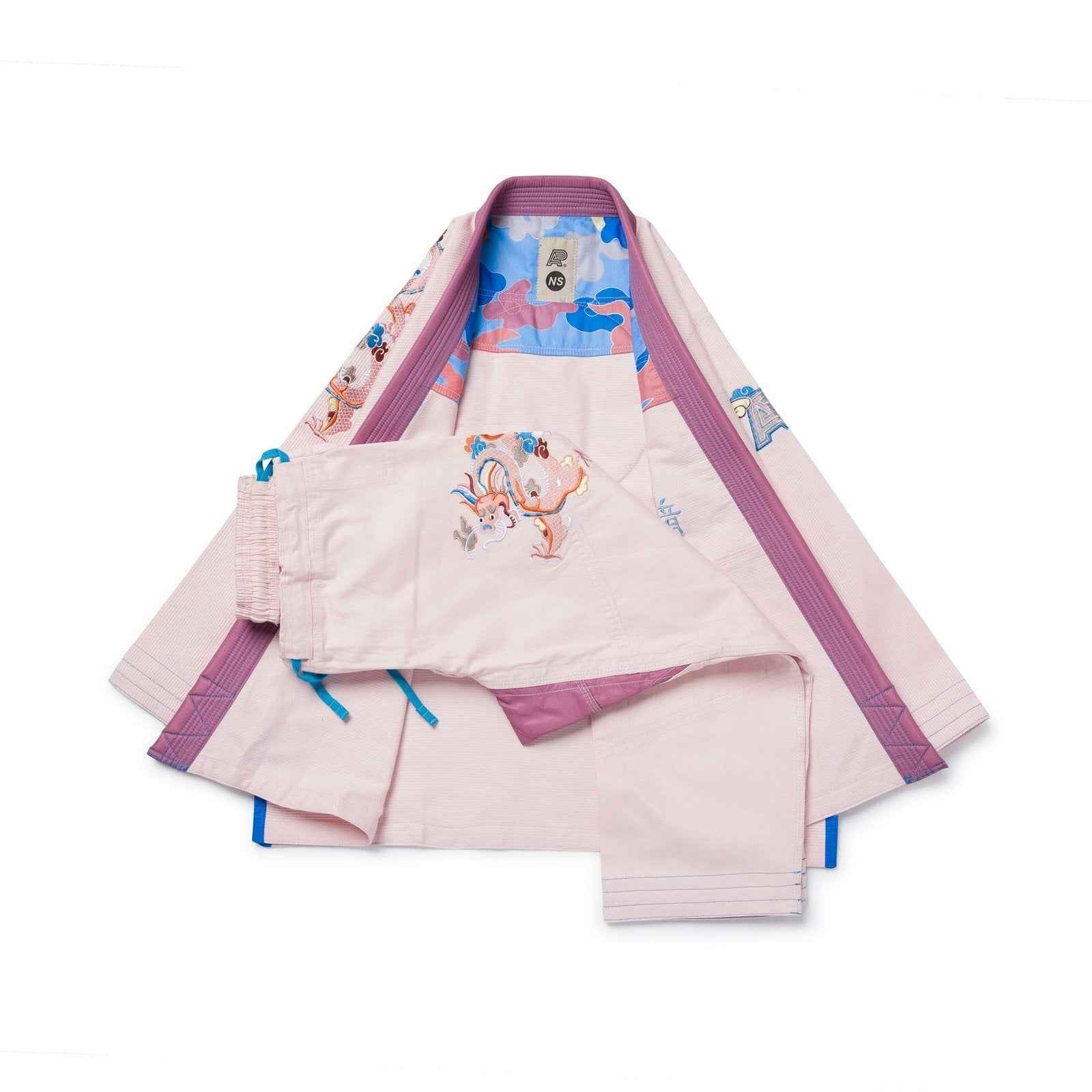 Shoyoroll x Albino & Preto Year of Dragon BJJ Gi Kimono Peach Edition with Bag