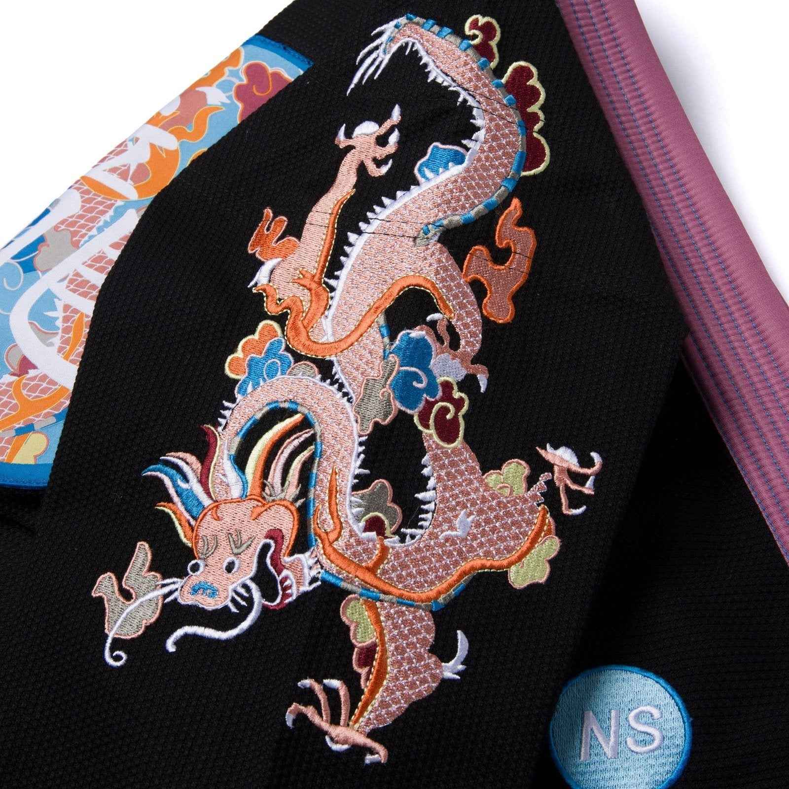 Shoyoroll x Albino & Preto Year of Dragon BJJ Gi Kimono Black Edition with Bag - Image 15