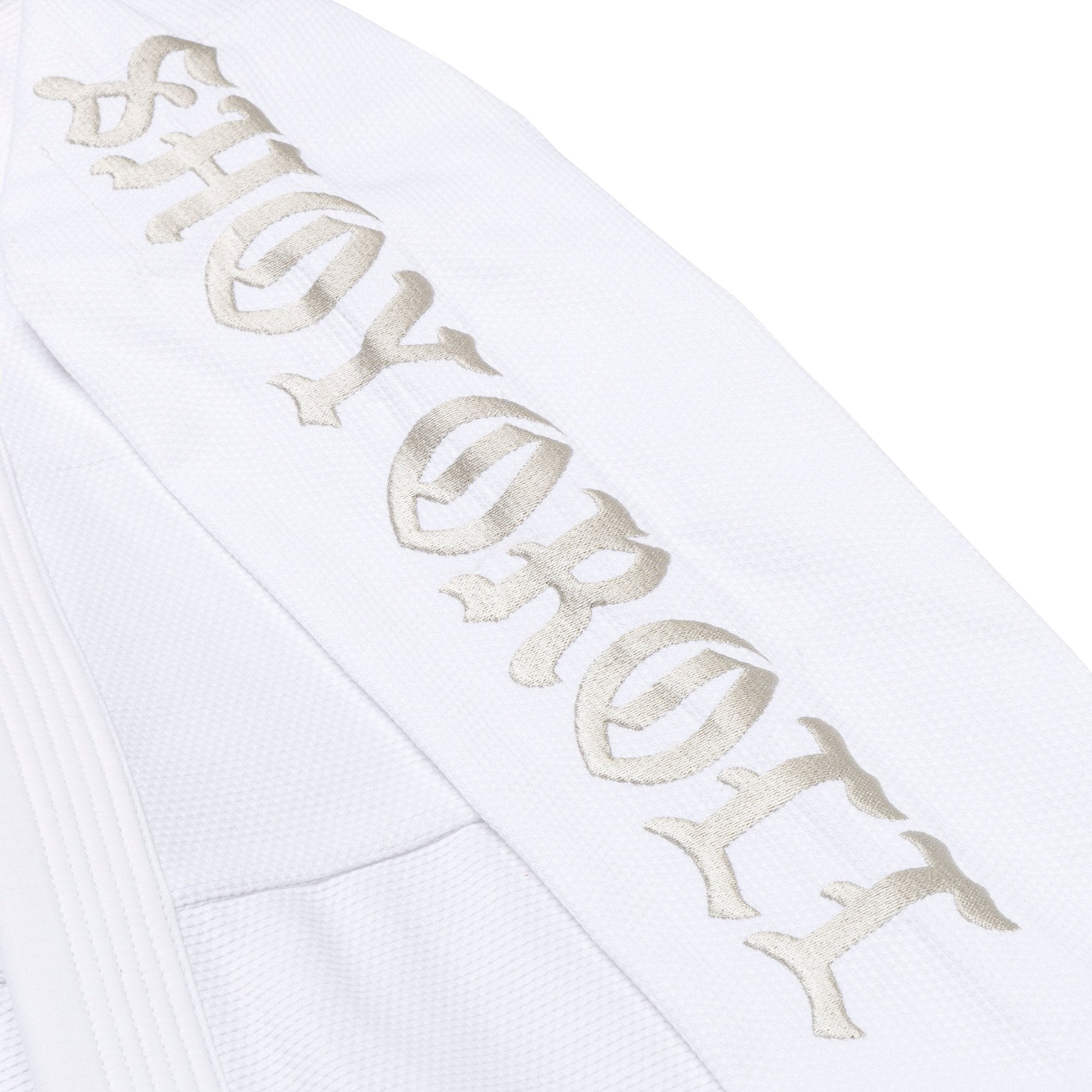 Shoyoroll Born x Raised Gi White with Bag | Premium BJJ Gi - Image 13