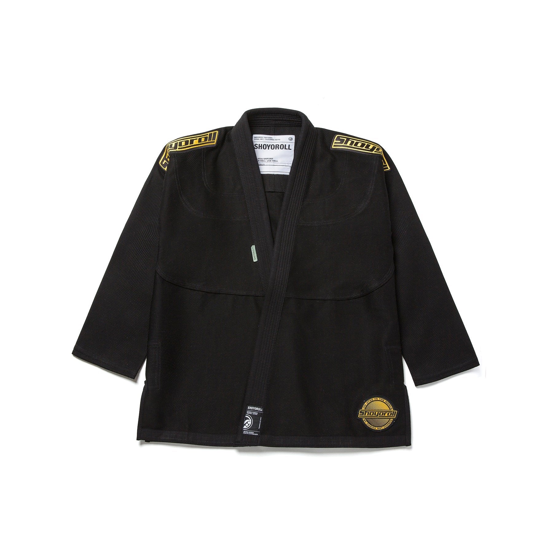 Shoyoroll Griffon Competitor BJJ Gi Black – Premium Jiu Jitsu Kimono