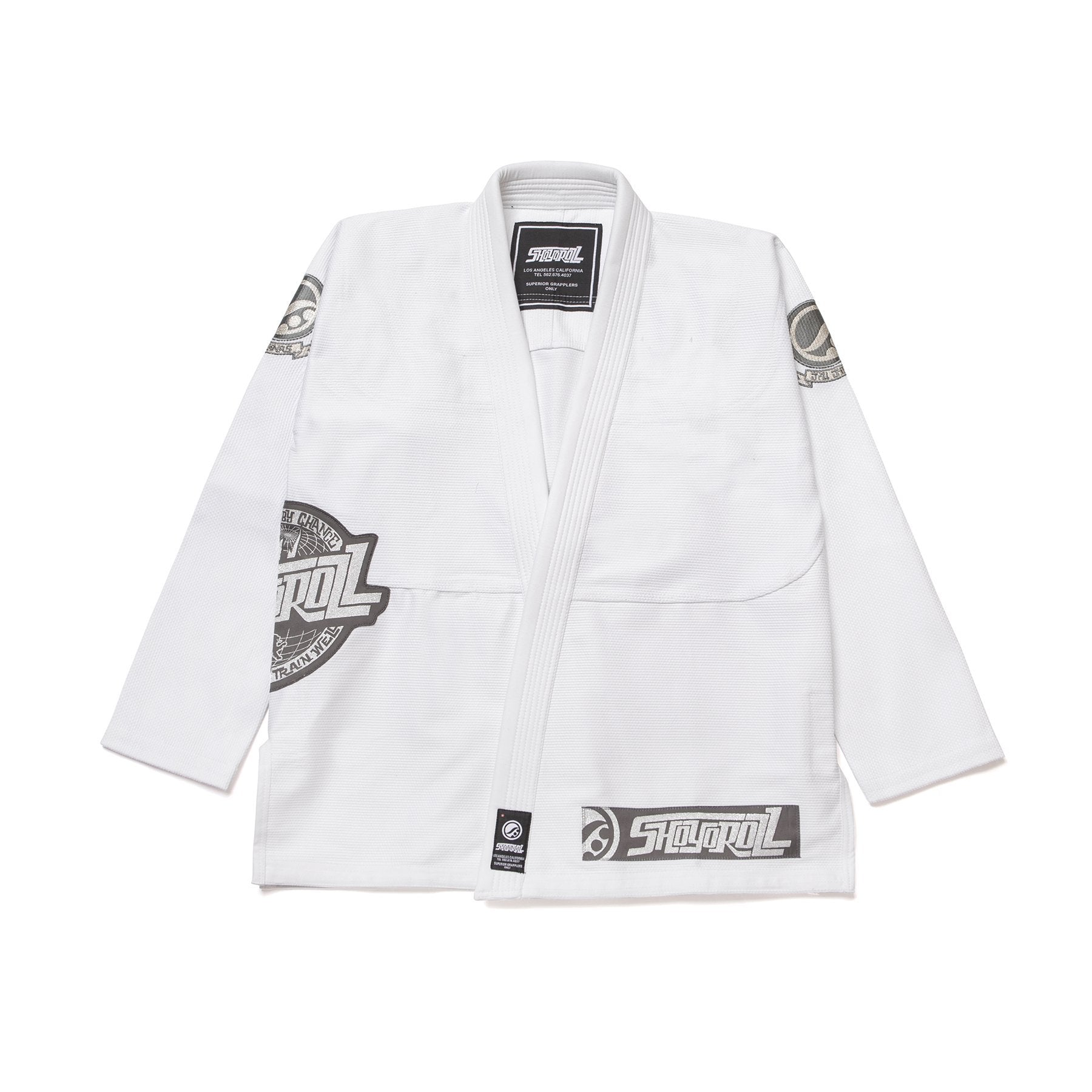 Shoyoroll Carbon Competitor White BJJ Gi with Bag