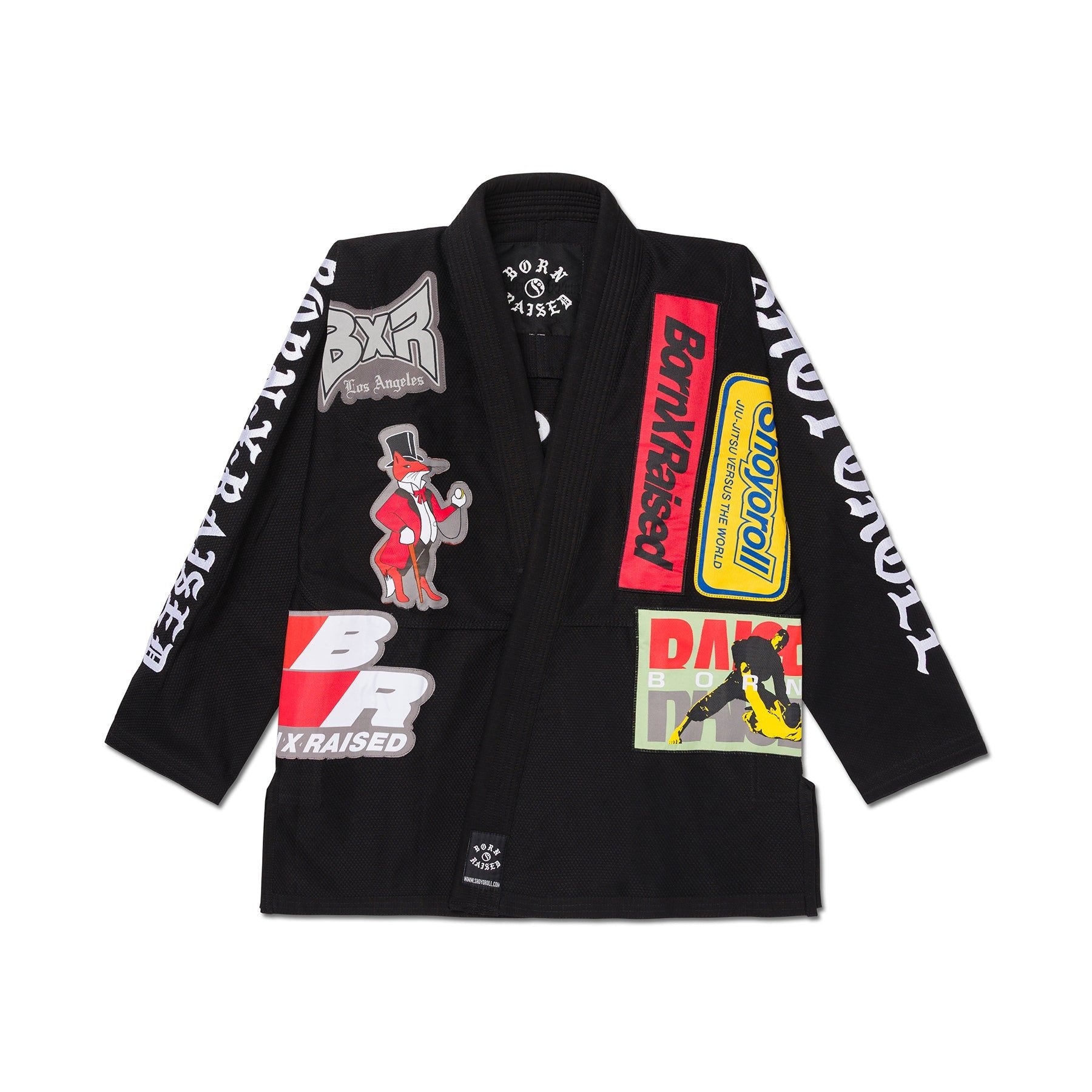 Shoyoroll Born x Raised Black BJJ Gi With Bag | Premium Limited Edition Kimono