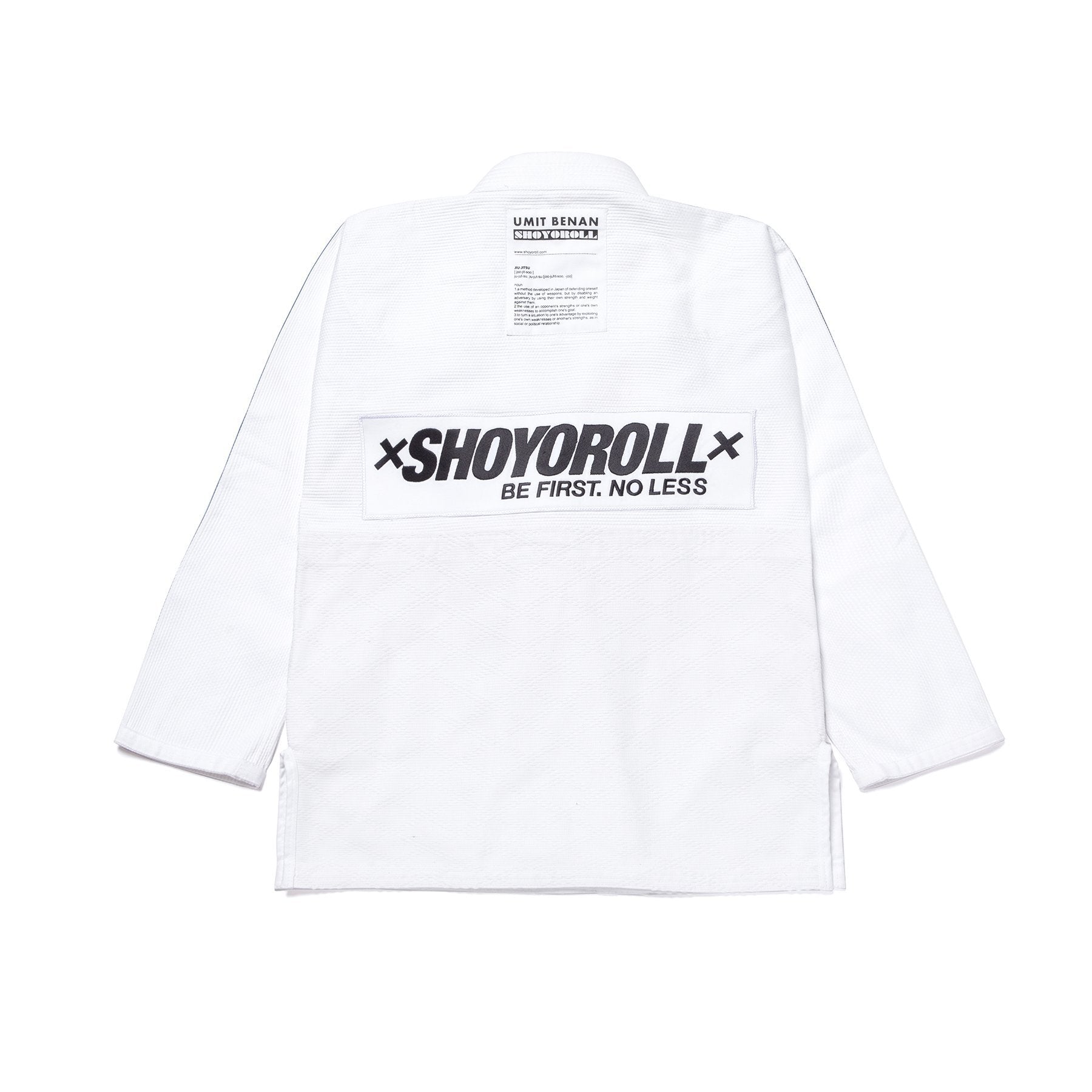 Shoyoroll Batch #107 Umit Benan V1 White Maroon BJJ Gi – Limited Edition Kimono - Image 3