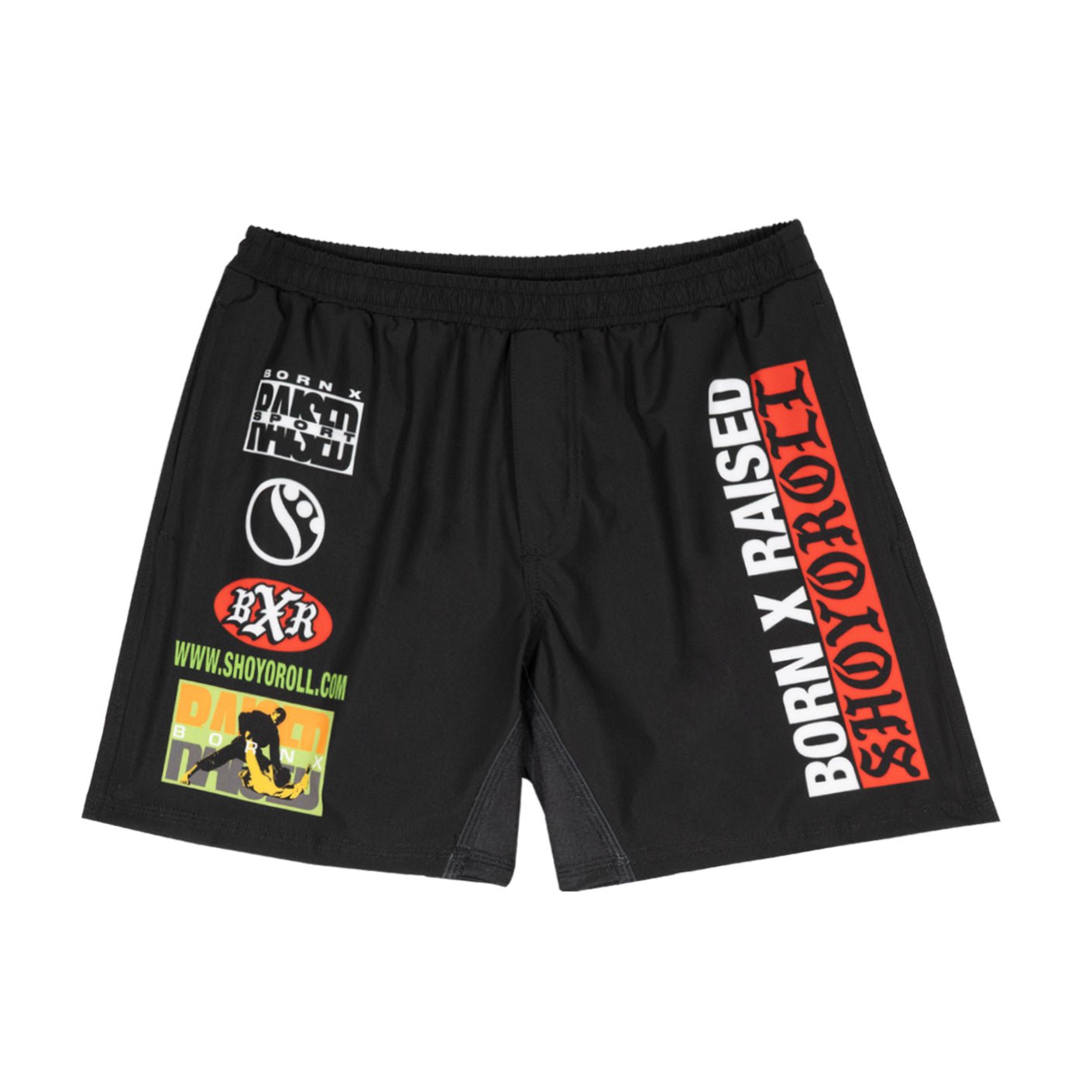 Shoyoroll Born x Raised x Shoyoroll Rash Guard & Shorts – Limited Edition BJJ Gear - Image 3