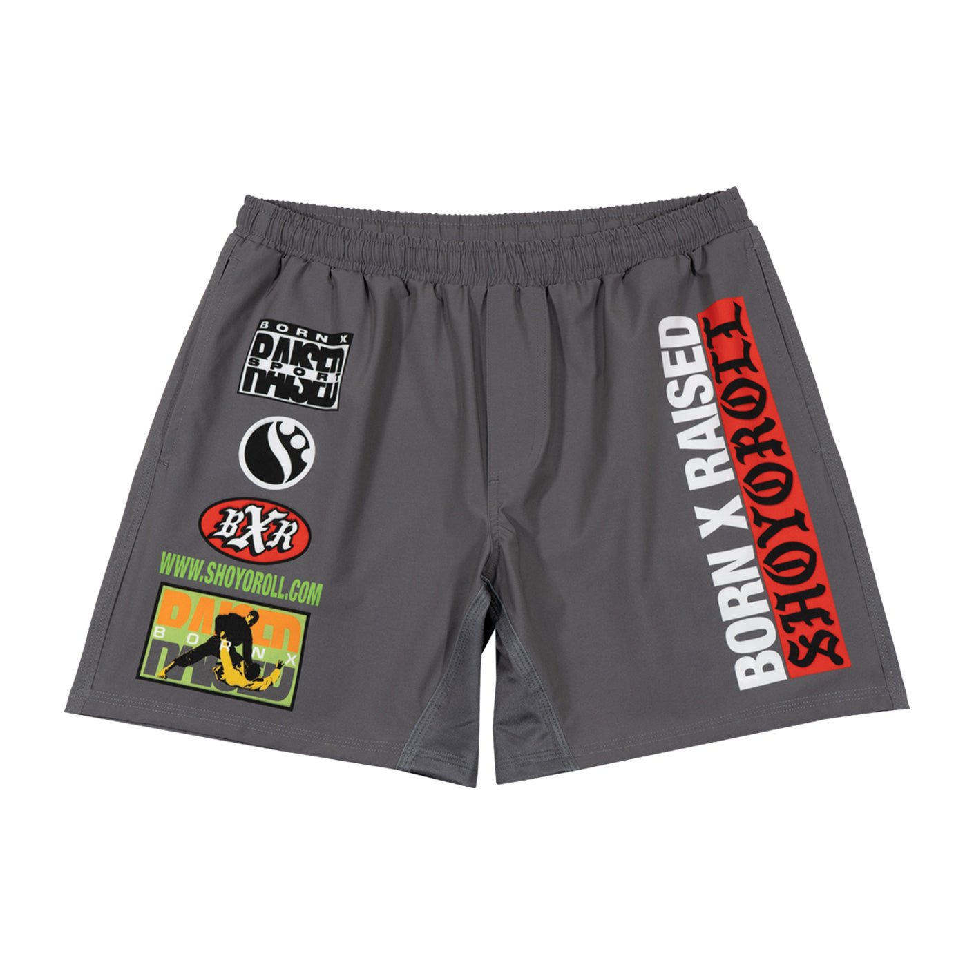 Shoyoroll Born x Raised x Shoyoroll Rash Guard & Shorts – Limited Edition BJJ Gear - Image 4