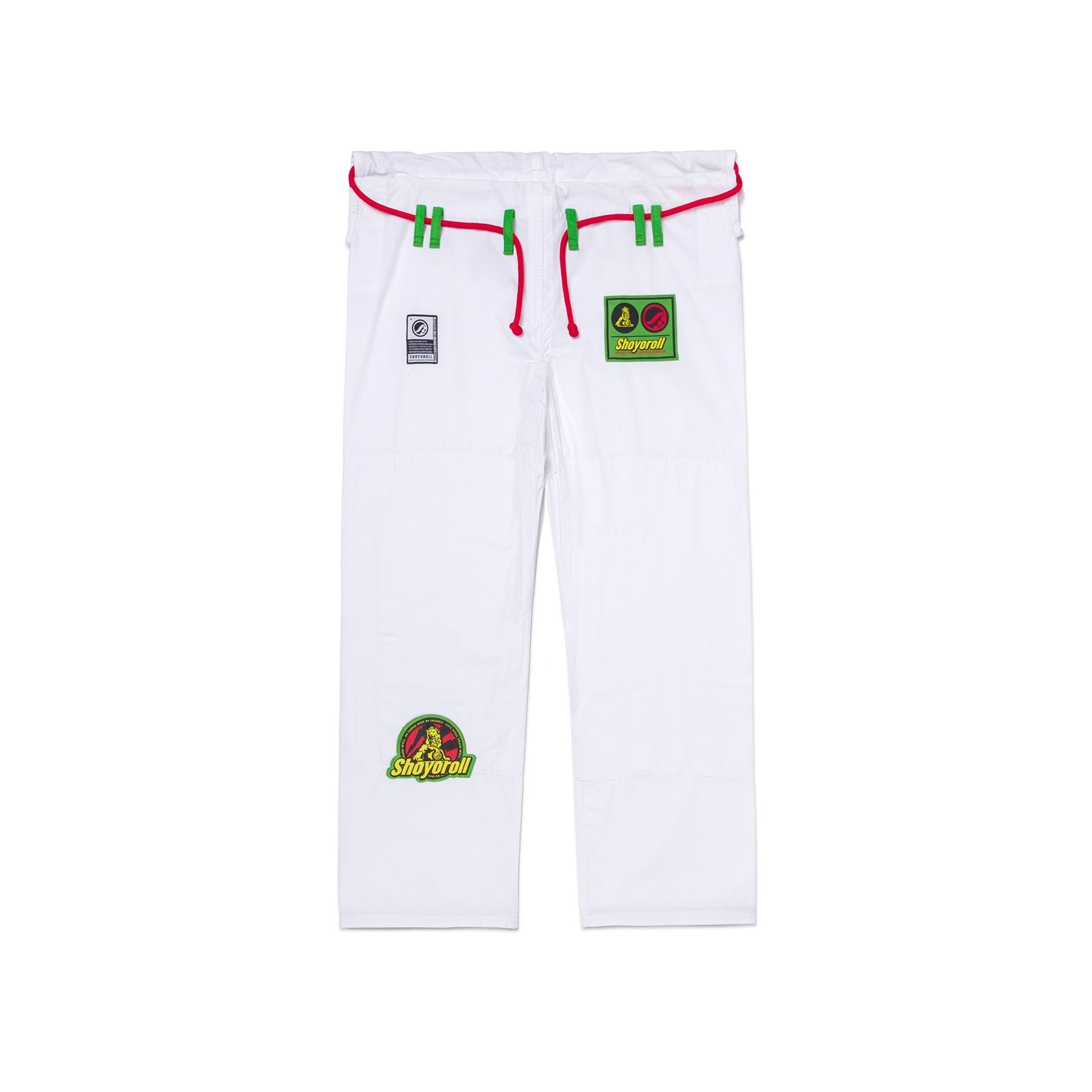 Shoyoroll Rasta Competitor White – Premium BJJ Gi - Image 4