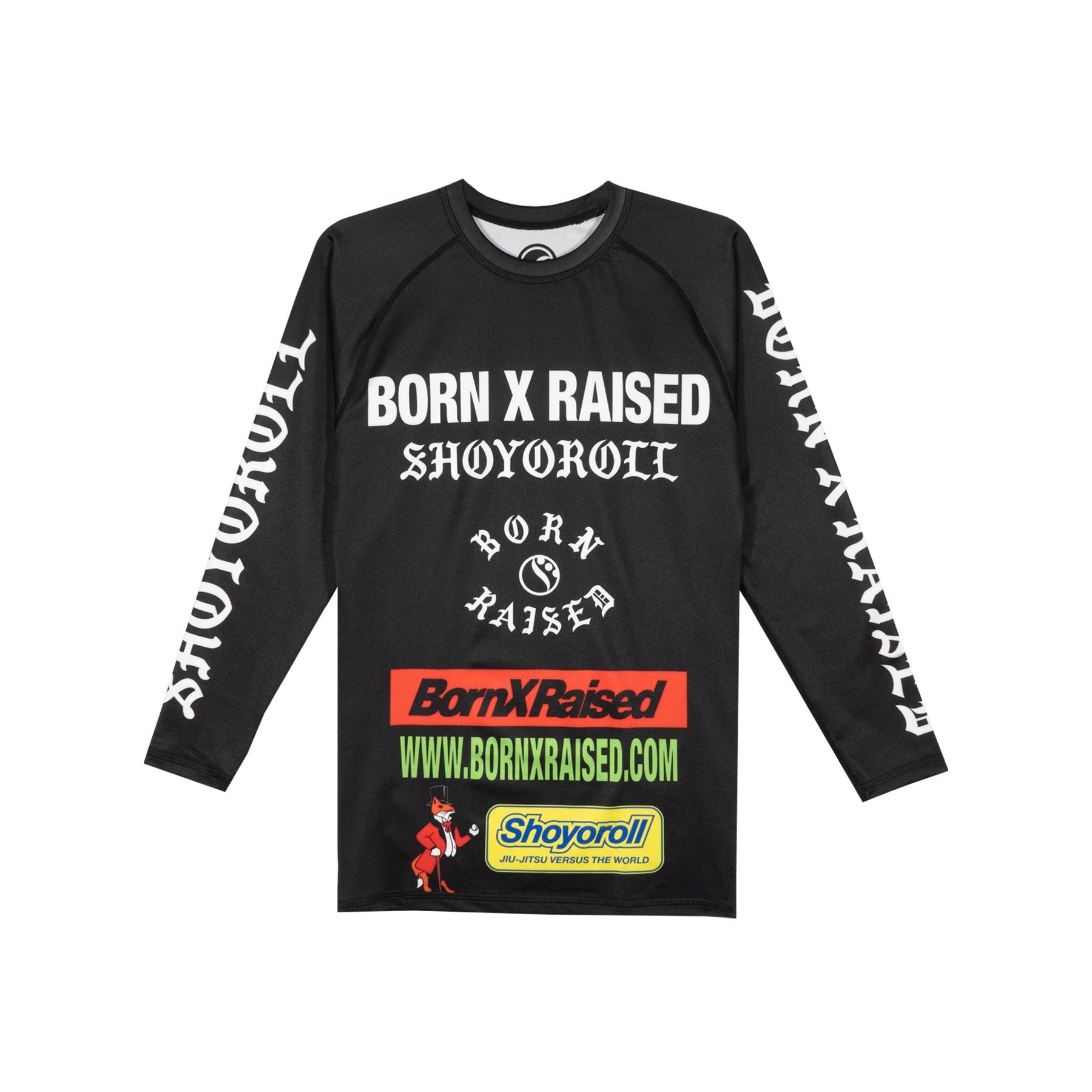 Shoyoroll Born x Raised x Shoyoroll Rash Guard & Shorts – Limited Edition BJJ Gear - Image 6