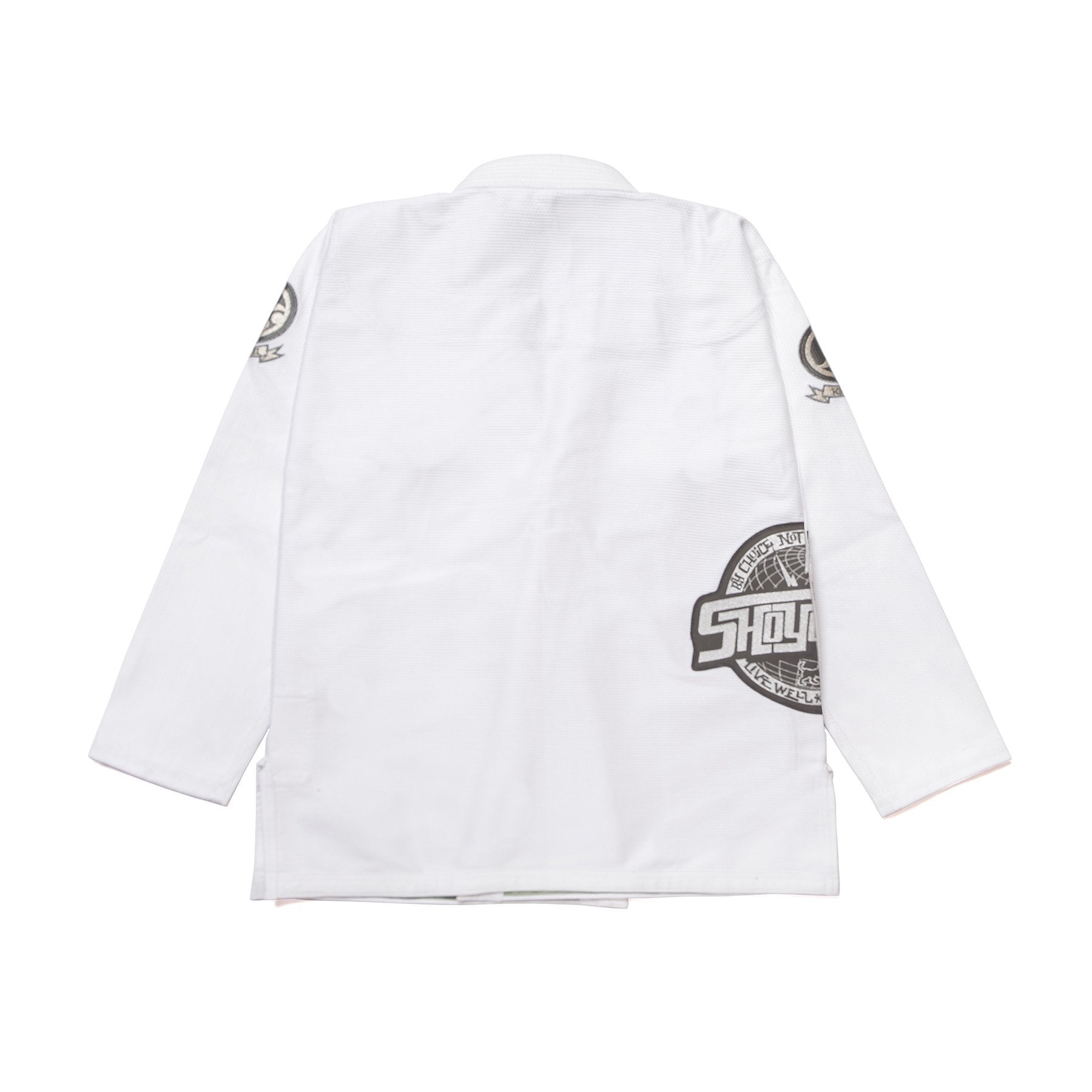 Shoyoroll Carbon Competitor White BJJ Gi with Bag - Image 2