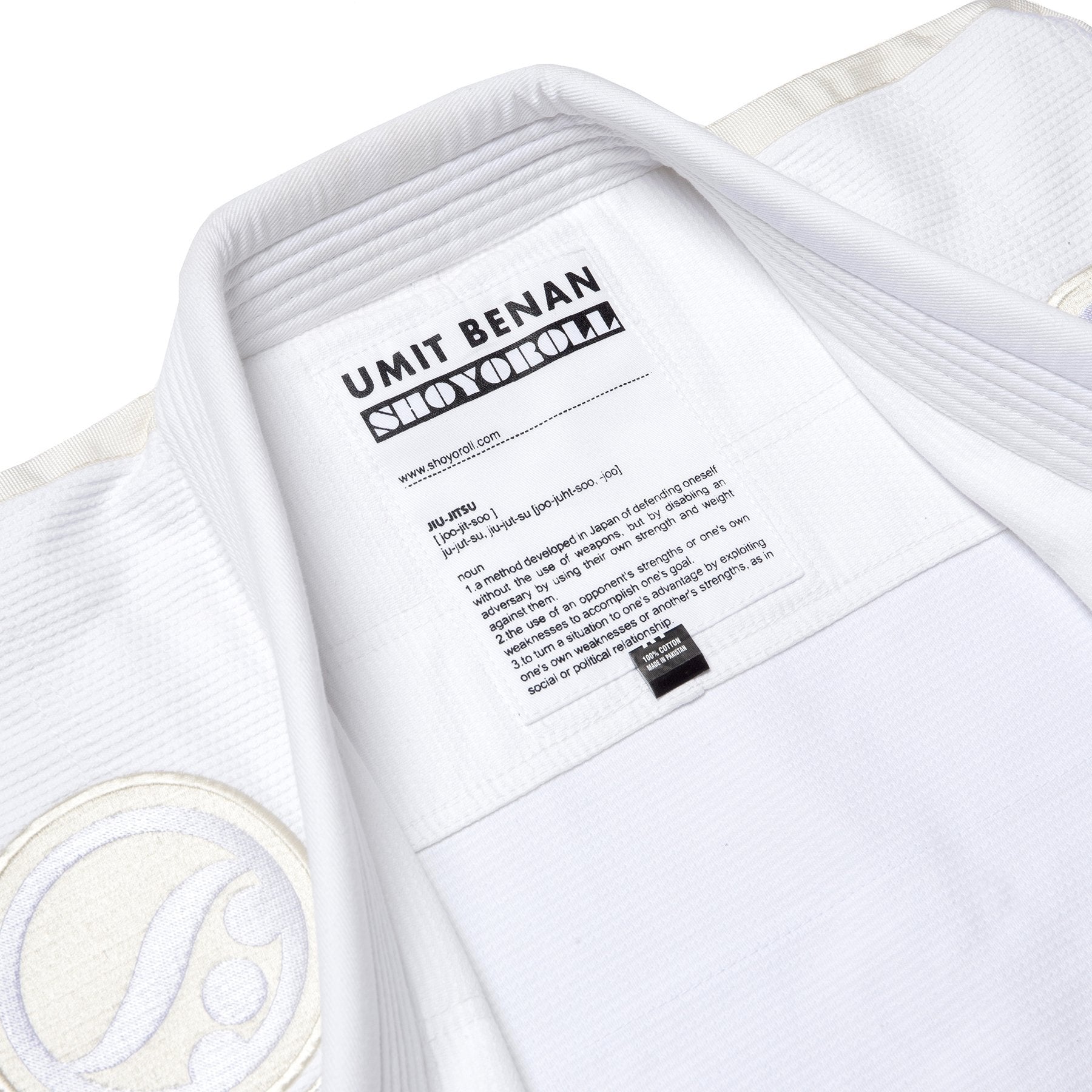Shoyoroll Batch #107 Umit Benan V1 White Beige BJJ Gi | Limited Edition Kimono - Image 3