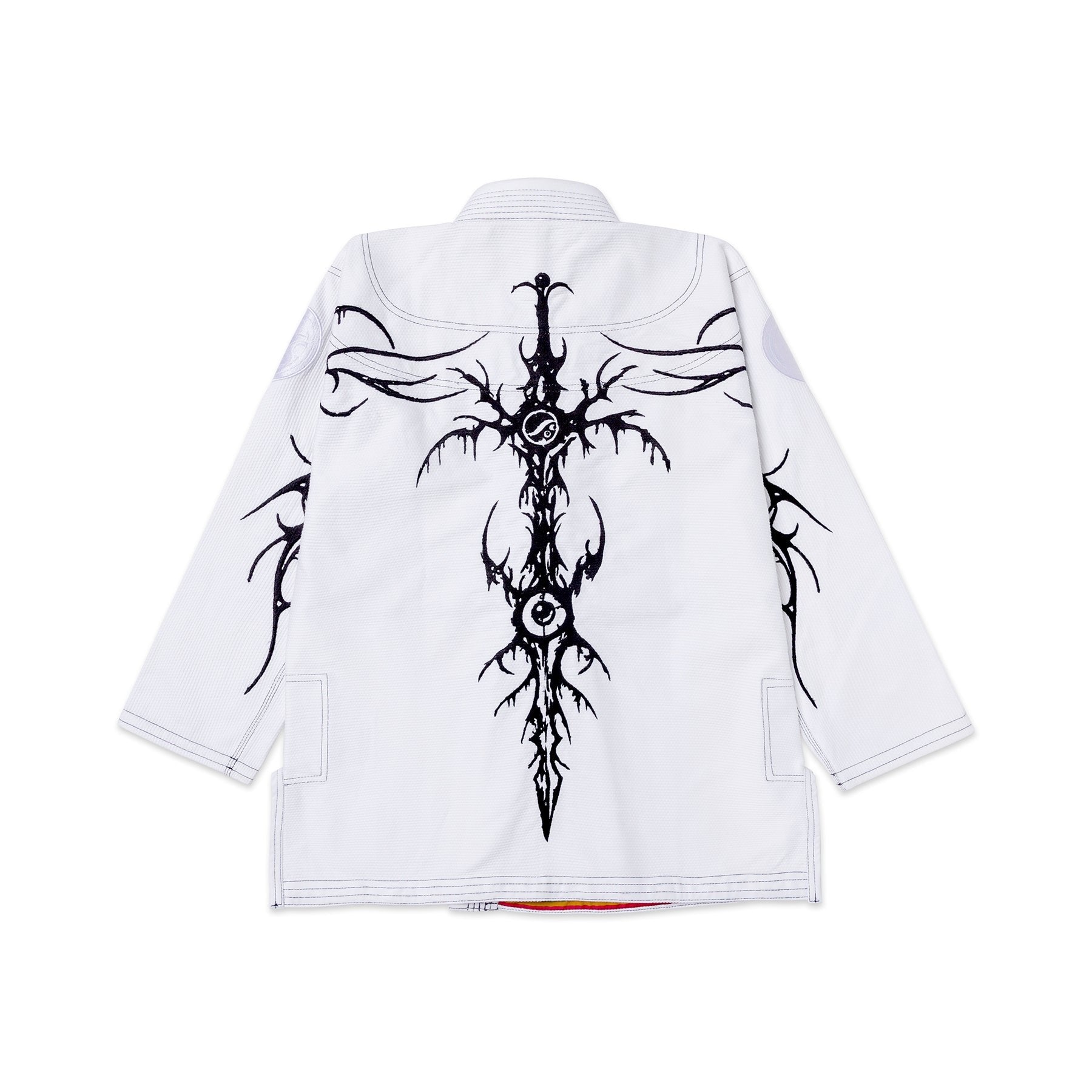 Shoyoroll Tribal White BJJ Gi – Limited Edition Premium Jiu-Jitsu Kimono - Image 2