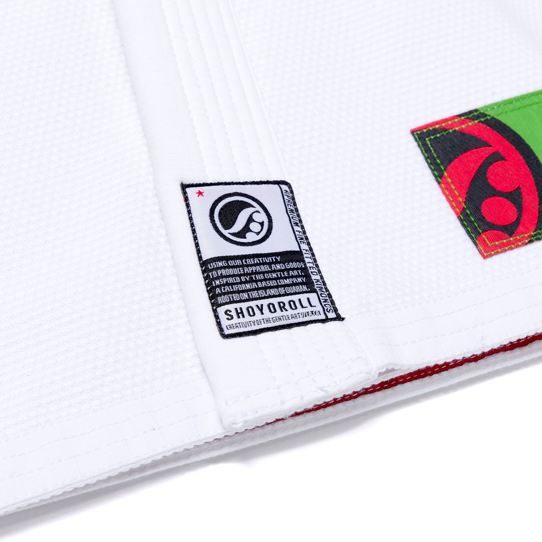 Shoyoroll Rasta Competitor White – Premium BJJ Gi - Image 6