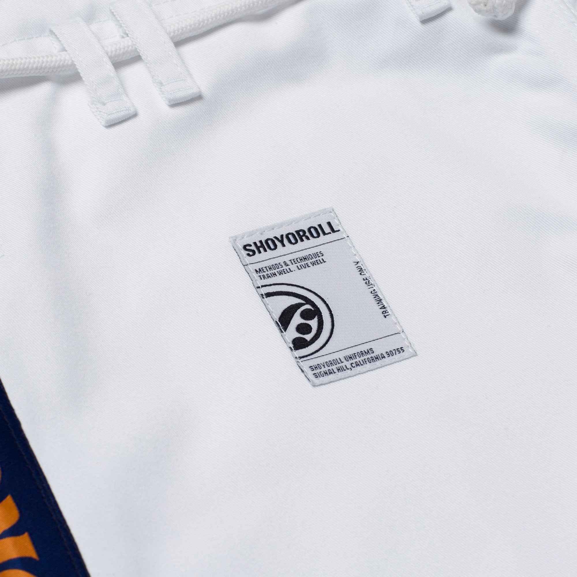 Shoyoroll Tangerine Competitor White With Bags BJJ Gi - Image 7