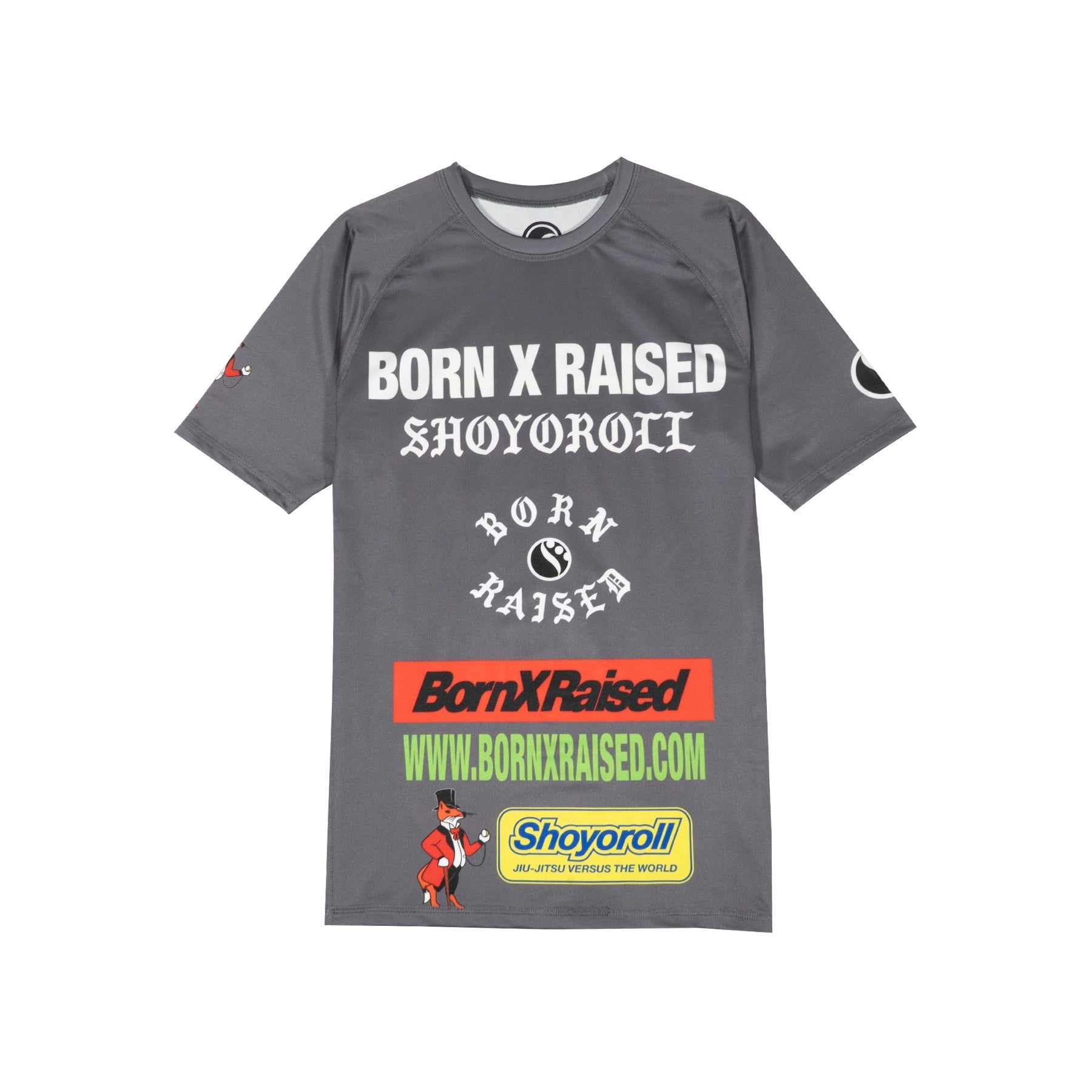 Shoyoroll Born x Raised x Shoyoroll Rash Guard & Shorts – Limited Edition BJJ Gear - Image 5