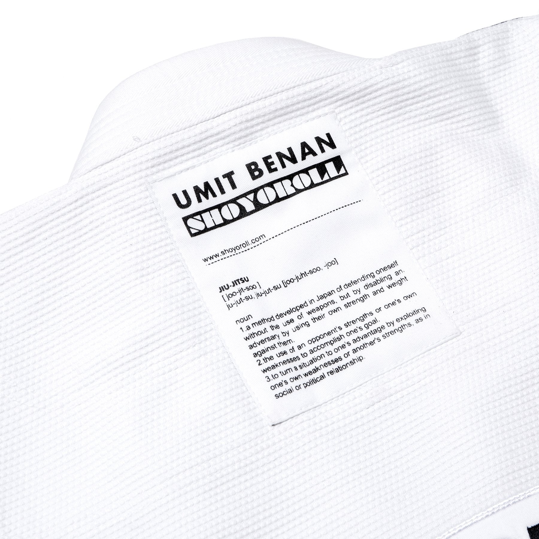 Shoyoroll Batch #107 Umit Benan V1 White Maroon BJJ Gi – Limited Edition Kimono - Image 6