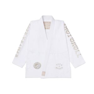 Shoyoroll Born x Raised Gi White with Bag | Premium BJJ Gi