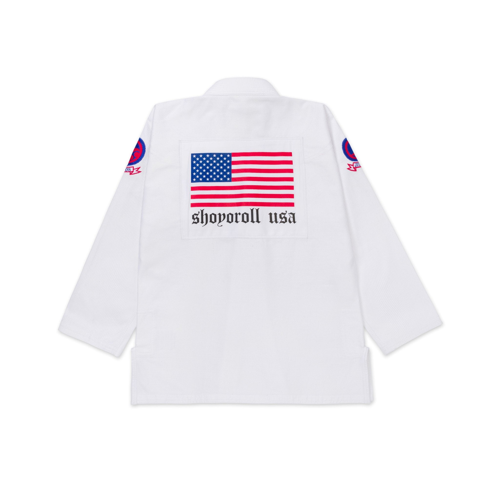 Shoyoroll Batch #151 – 24 Americana BJJ Gi White - Image 2