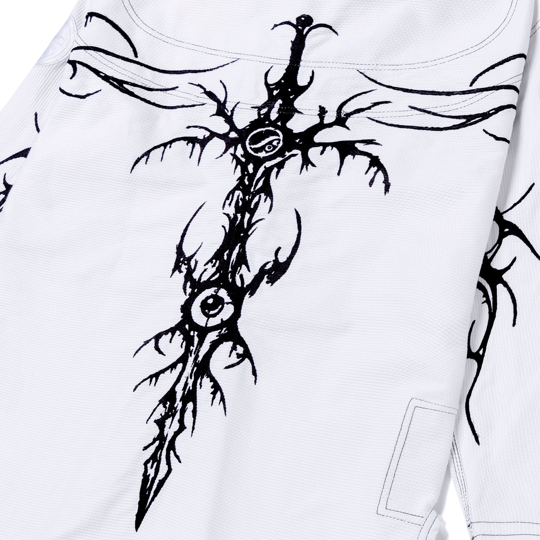 Shoyoroll Tribal White BJJ Gi – Limited Edition Premium Jiu-Jitsu Kimono - Image 8