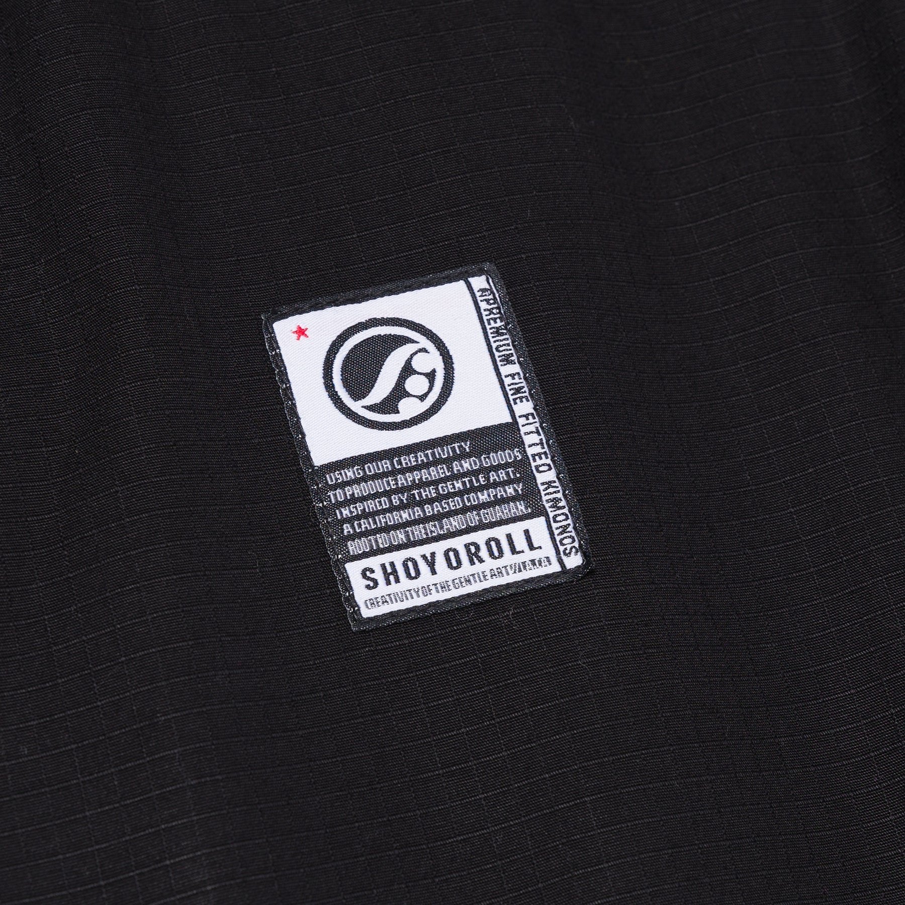 Shoyoroll Rasta Competitor Black – Premium BJJ Gi - Image 9