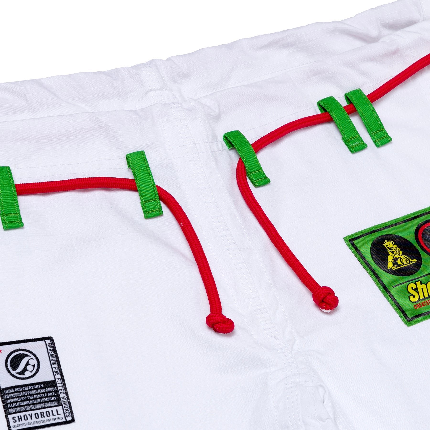 Shoyoroll Rasta Competitor White – Premium BJJ Gi - Image 10
