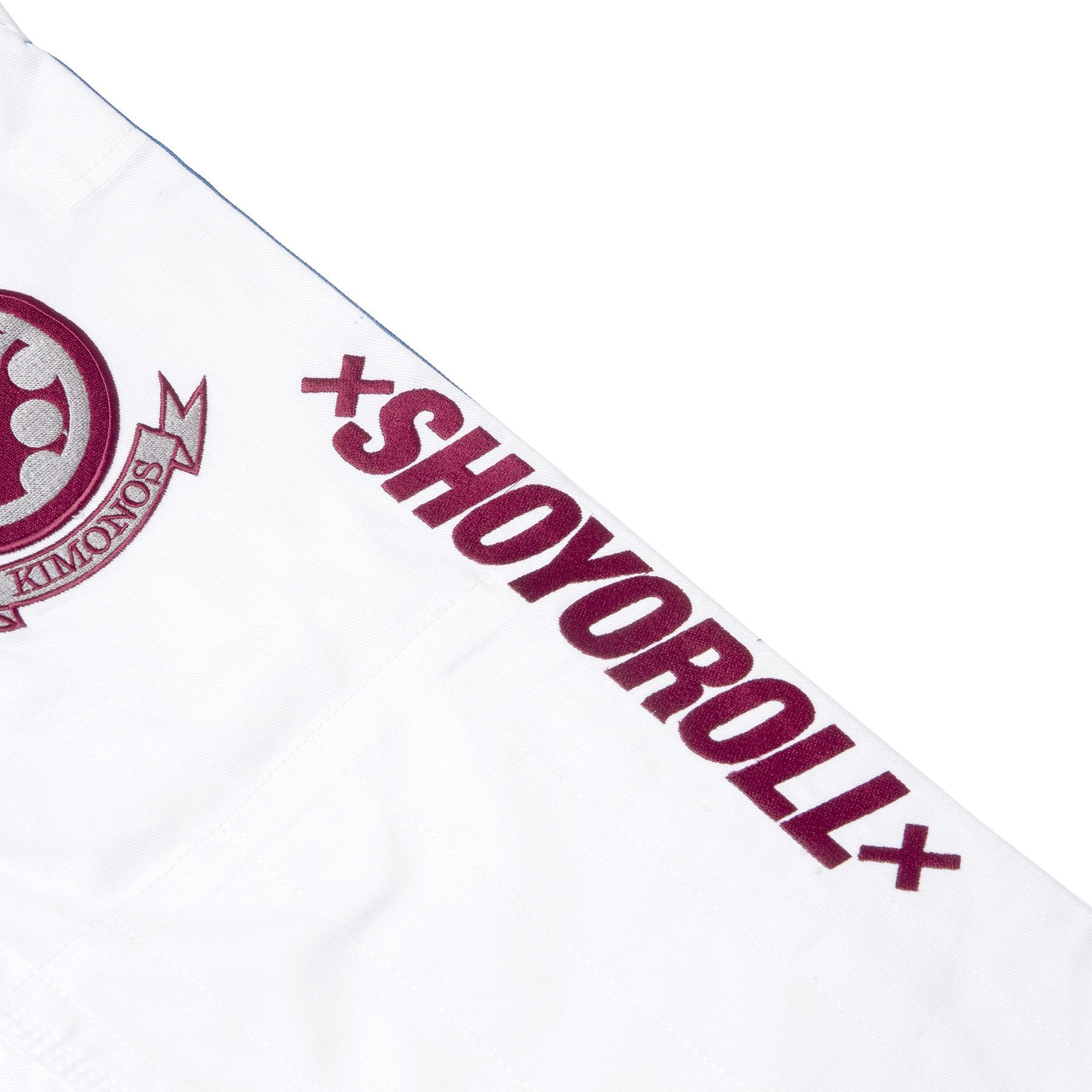 Shoyoroll Batch #107 Umit Benan V1 White Maroon BJJ Gi – Limited Edition Kimono - Image 10
