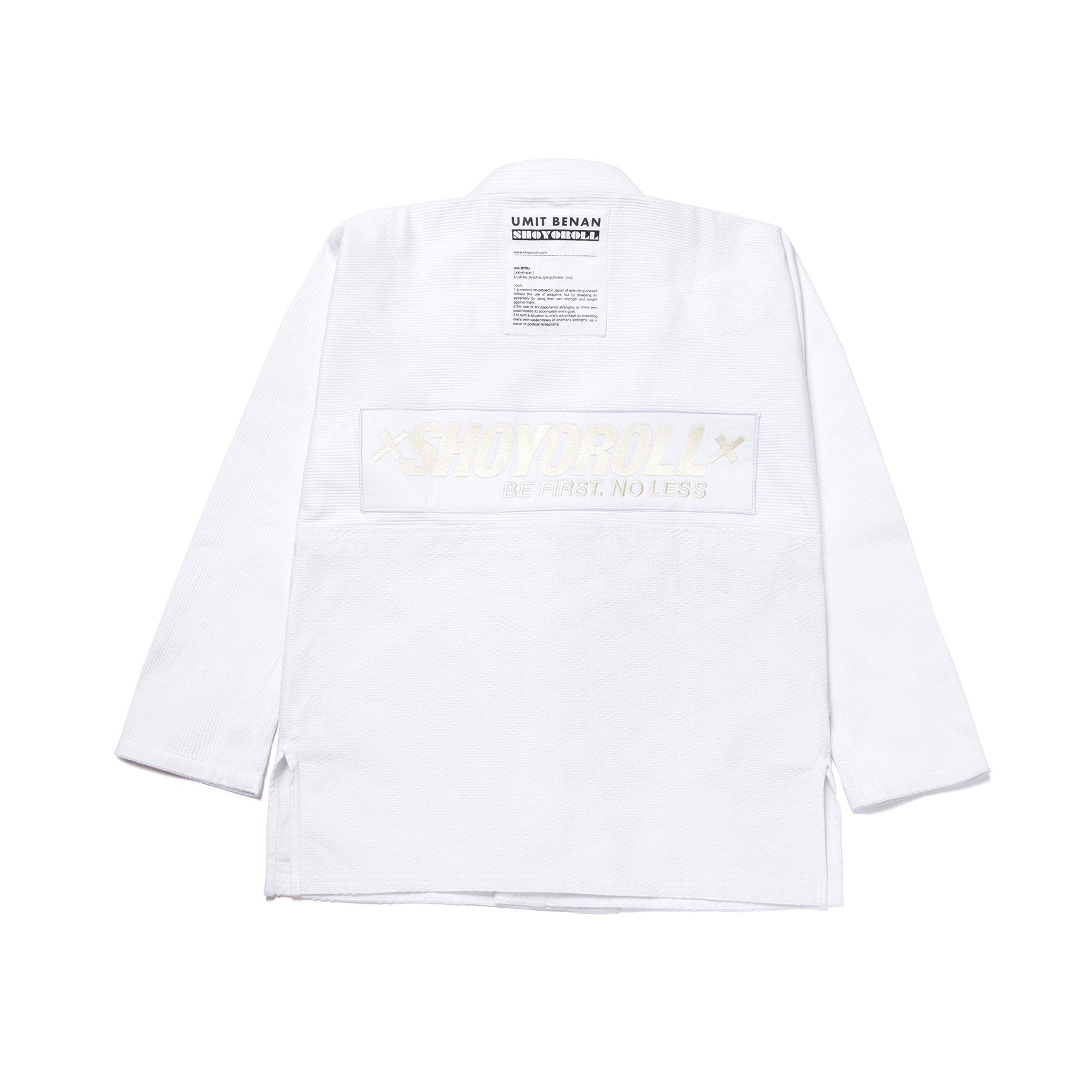 Shoyoroll Batch #107 Umit Benan V1 White Beige BJJ Gi | Limited Edition Kimono