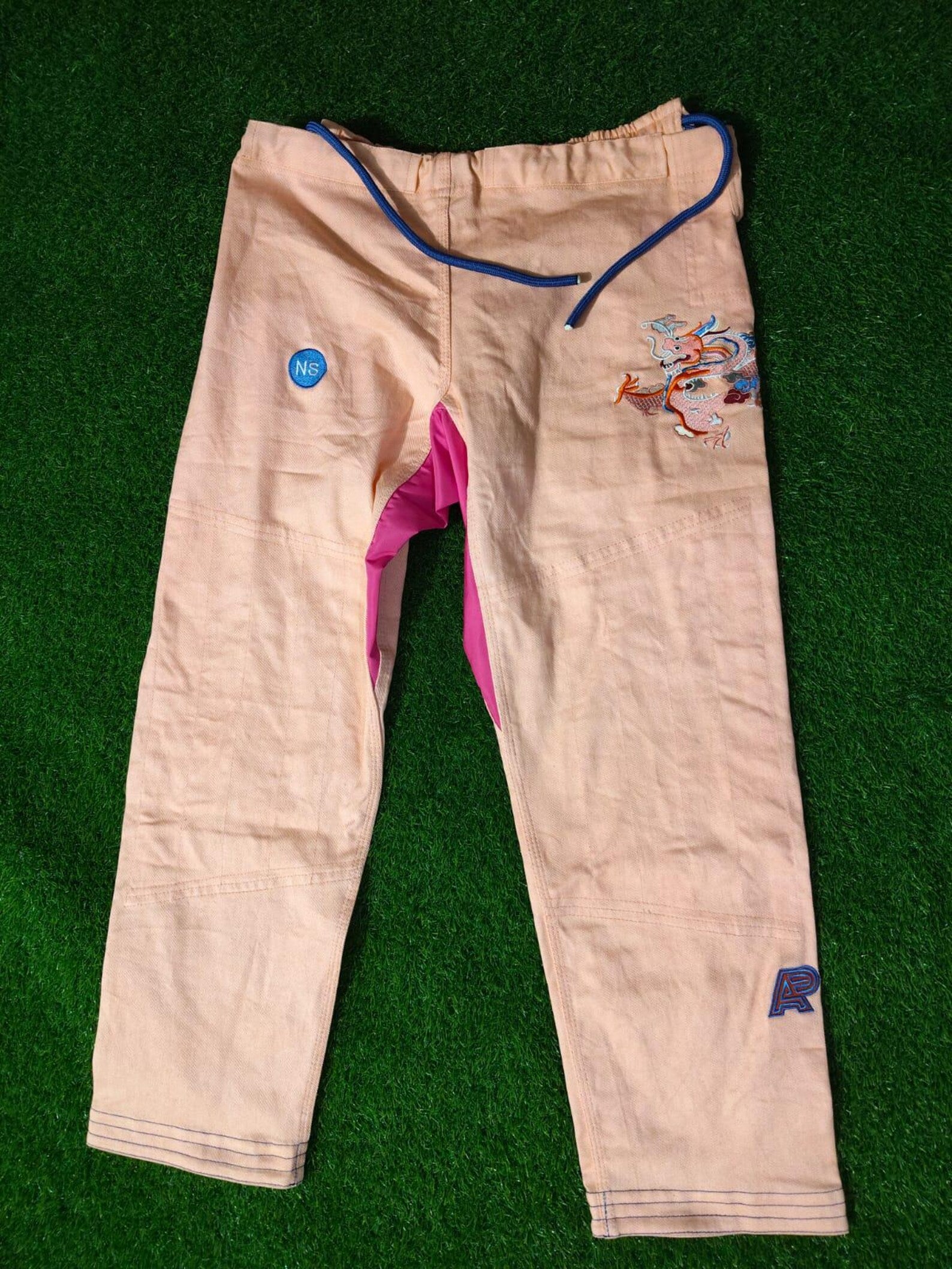 Shoyoroll x Albino & Preto Year of Dragon BJJ Gi Kimono Peach Edition with Bag - Image 2