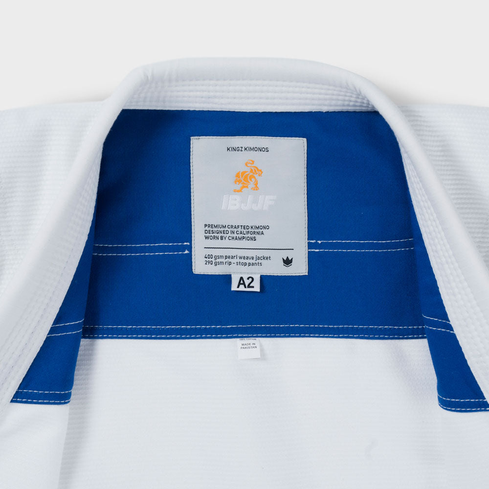 Kingz x IBJJF Official Gi – White - Image 3