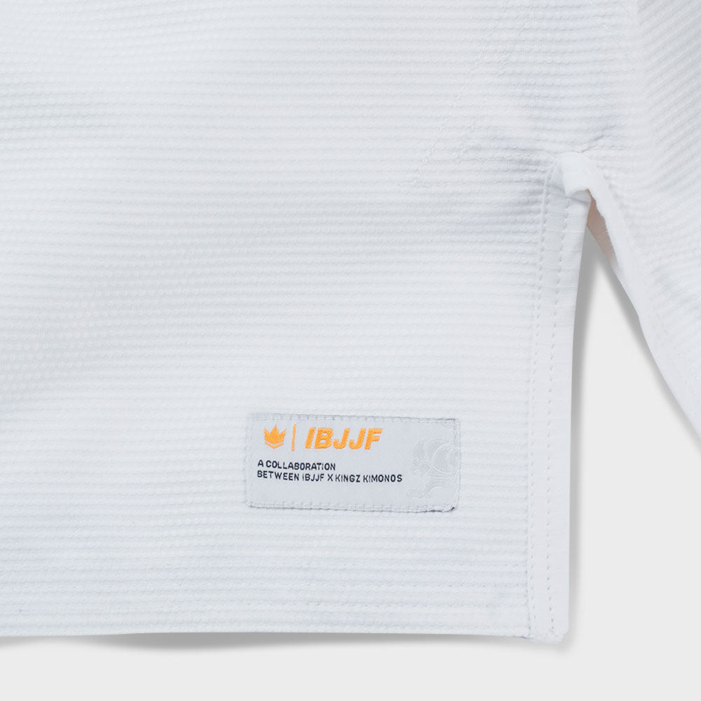 Kingz x IBJJF Official Gi – White - Image 8