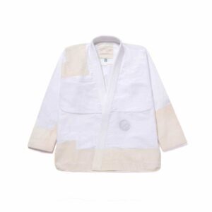 Blocked Out Kimono (White)