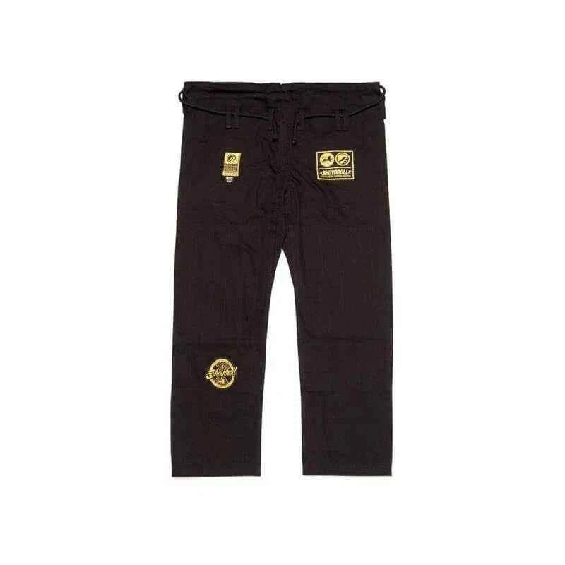 Premium Shoyoroll Batch 103 Metallic Competitor Gold Black BJJ Gi - Image 3