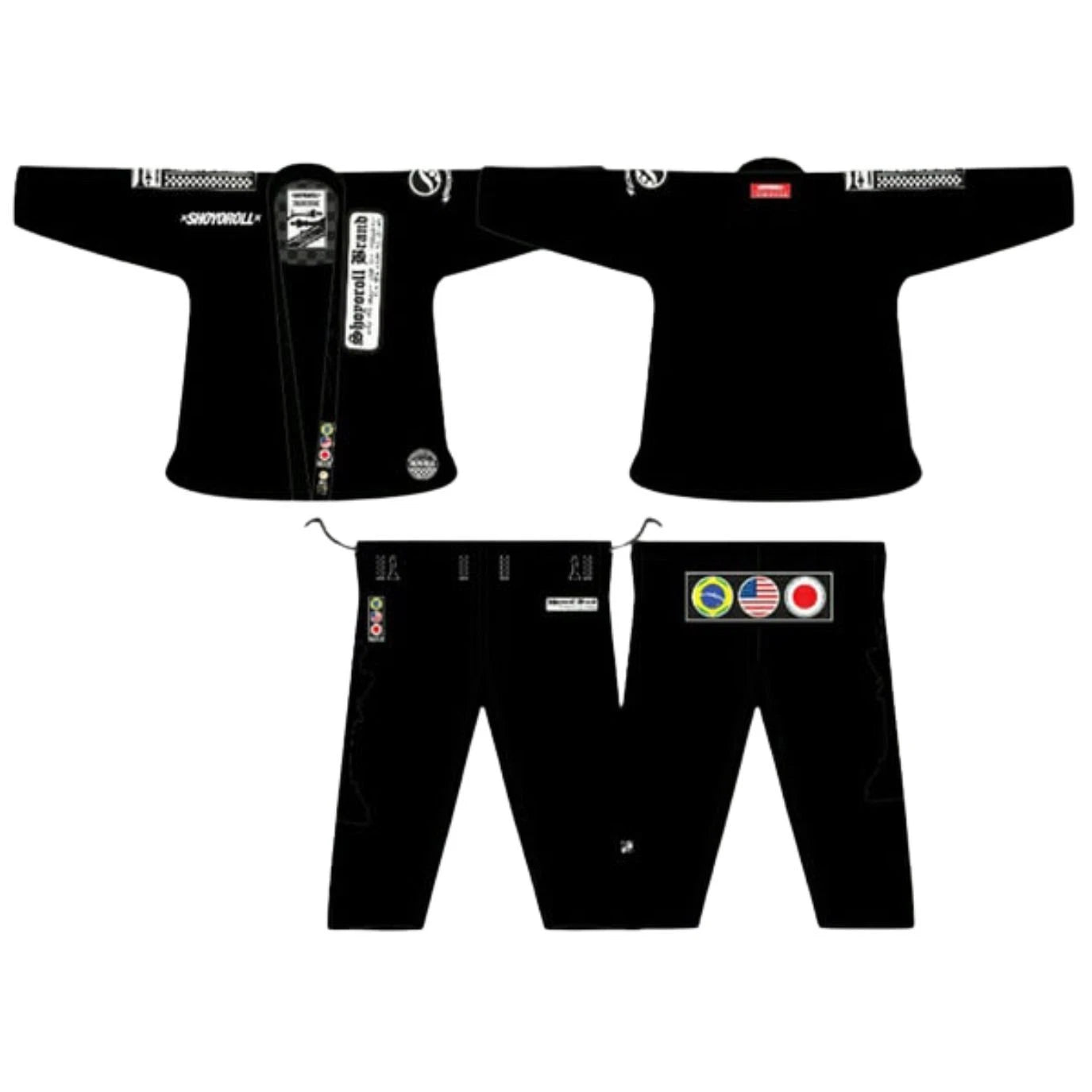 Shoyoroll Batch #37: Human Chess Black – Premium BJJ Gi - Image 3