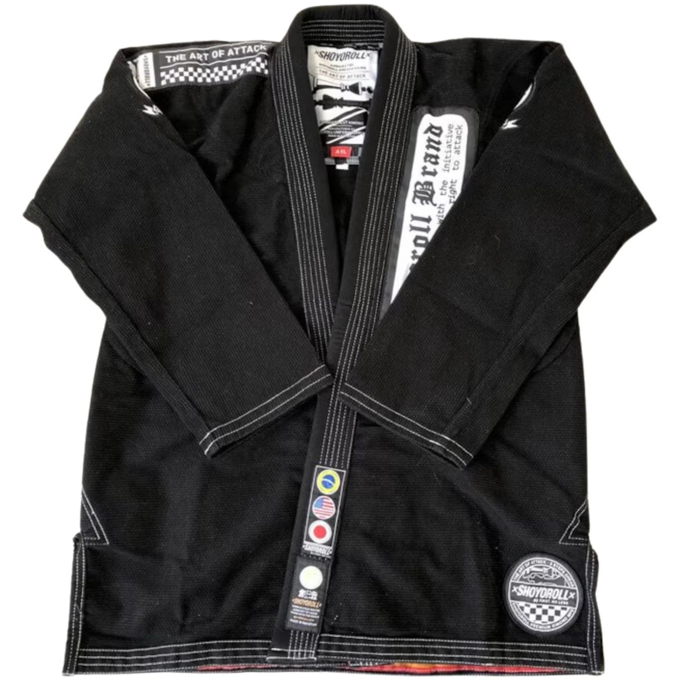 Shoyoroll Batch #37: Human Chess Black – Premium BJJ Gi