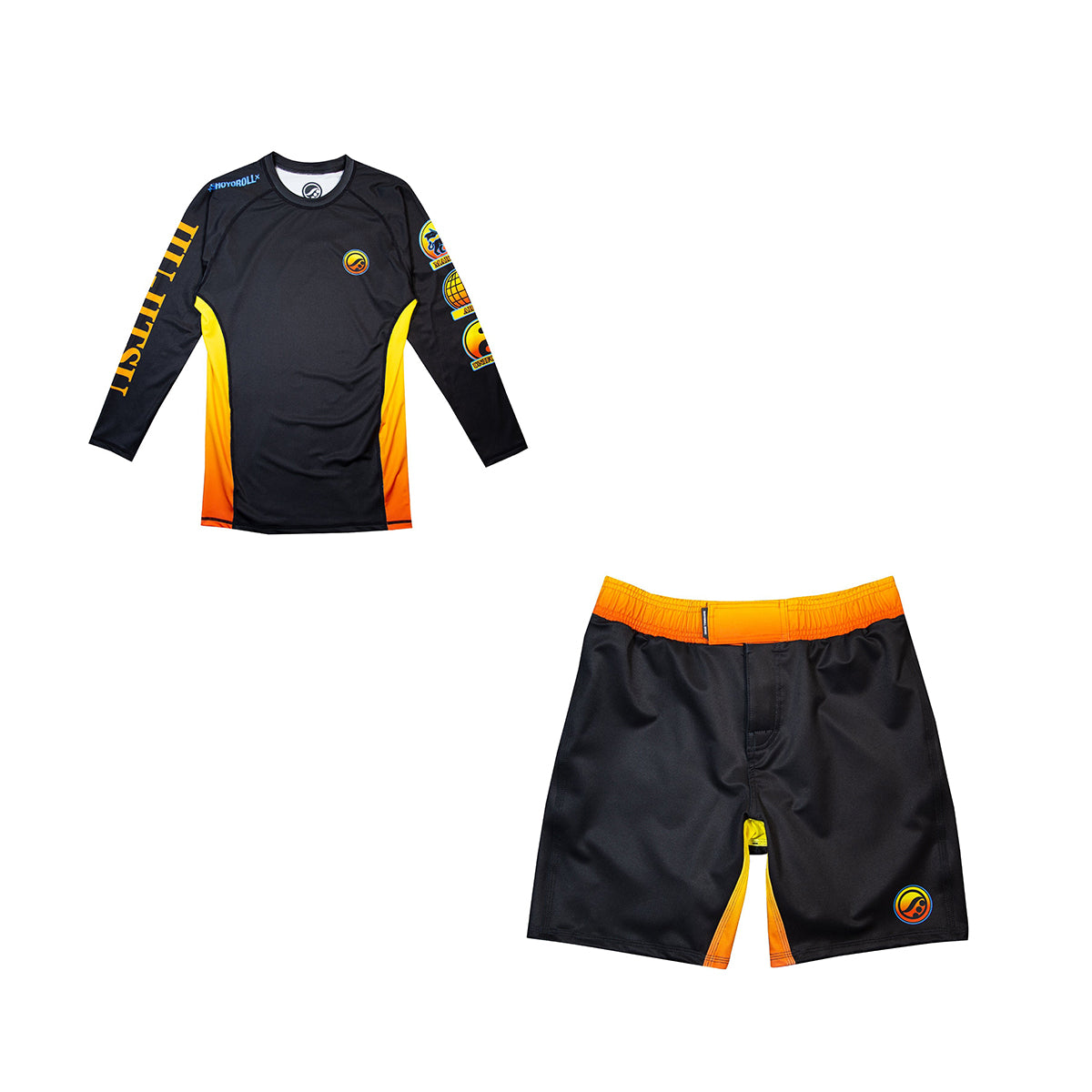 Shoyoroll Batch #143 Malibu Rash Guard and Shorts | Premium BJJ No-Gi Set - Image 2