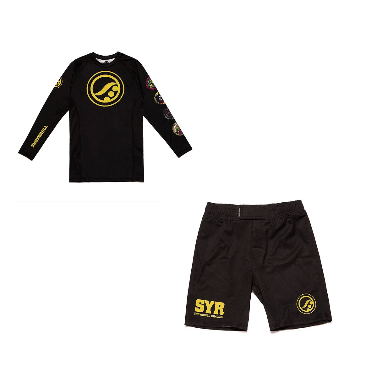 Shoyoroll Batch #106 Unit Rash Guard and Shorts Premium BJJ No-Gi Set