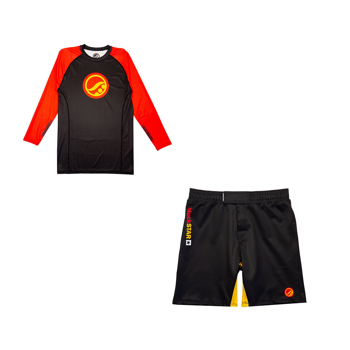 Shoyoroll Batch #146 BlackSTAR Retro Rash Guard & Shorts | Premium BJJ Gear - Image 2