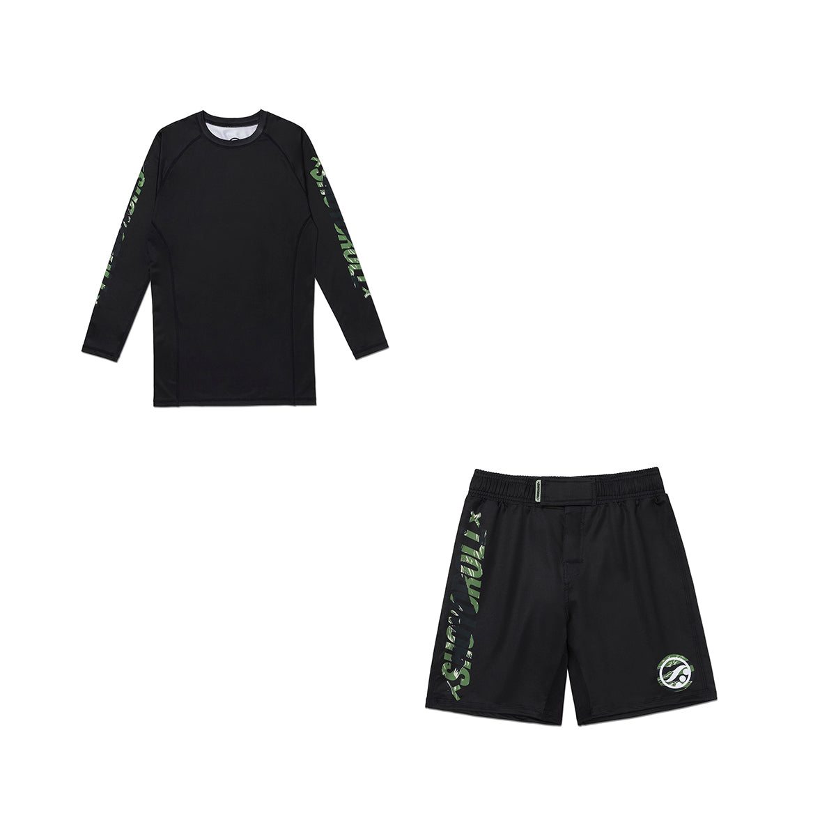 Shoyoroll Retro Camo Rash Guard & Shorts | Premium BJJ Gear - Image 2
