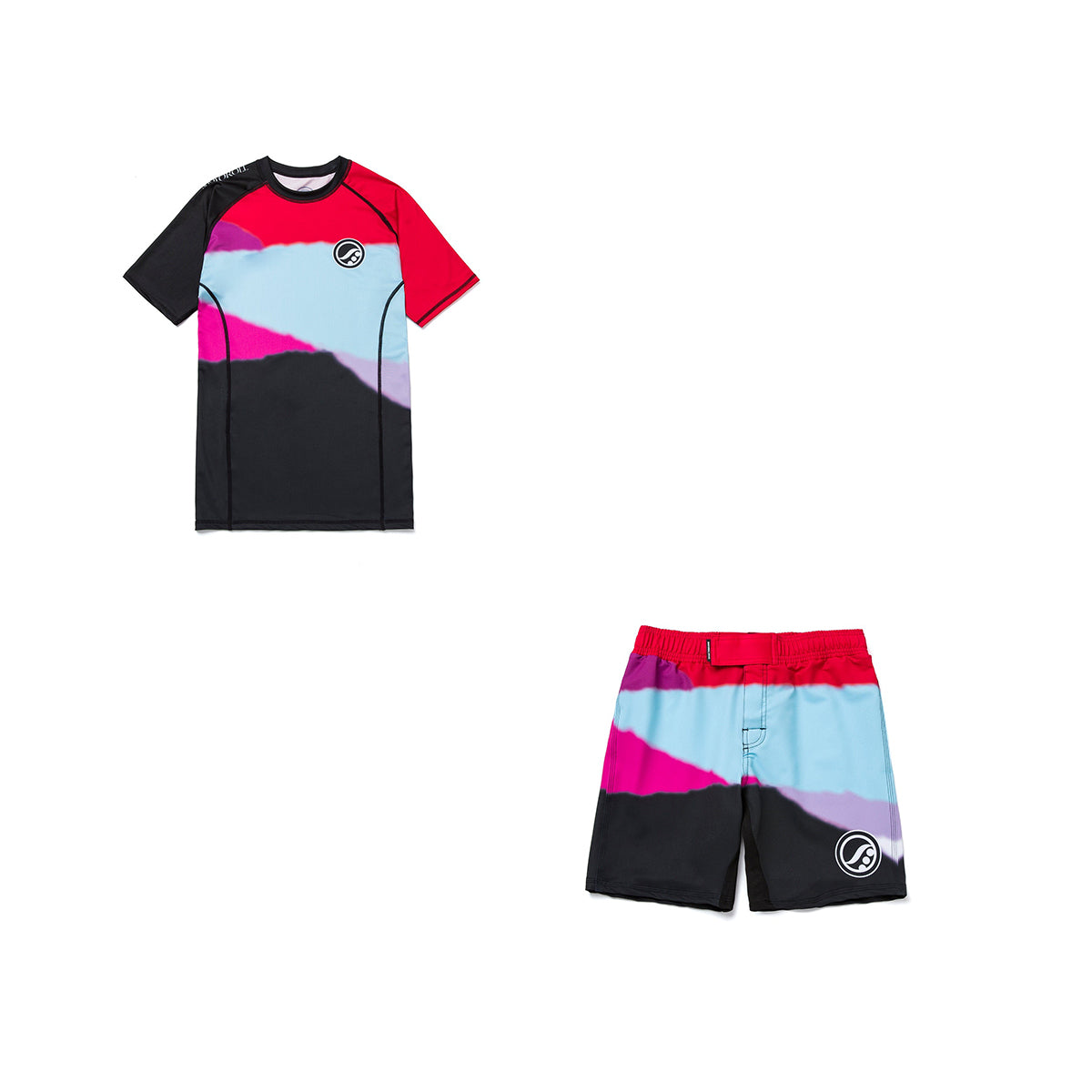 Shoyoroll Batch #129 Into The Fray Rash Guard and Shorts | BJJ No-Gi Set - Image 2