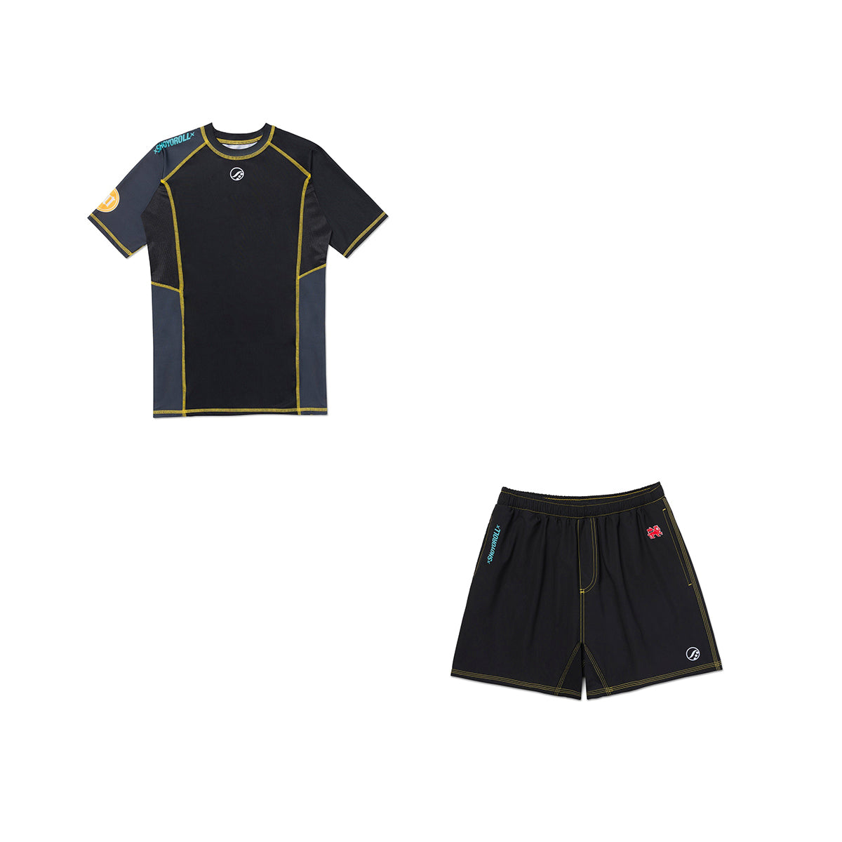 Shoyoroll Comp Standard 25.3 Rash Guard and Shorts Premium BJJ No-Gi Set - Image 5